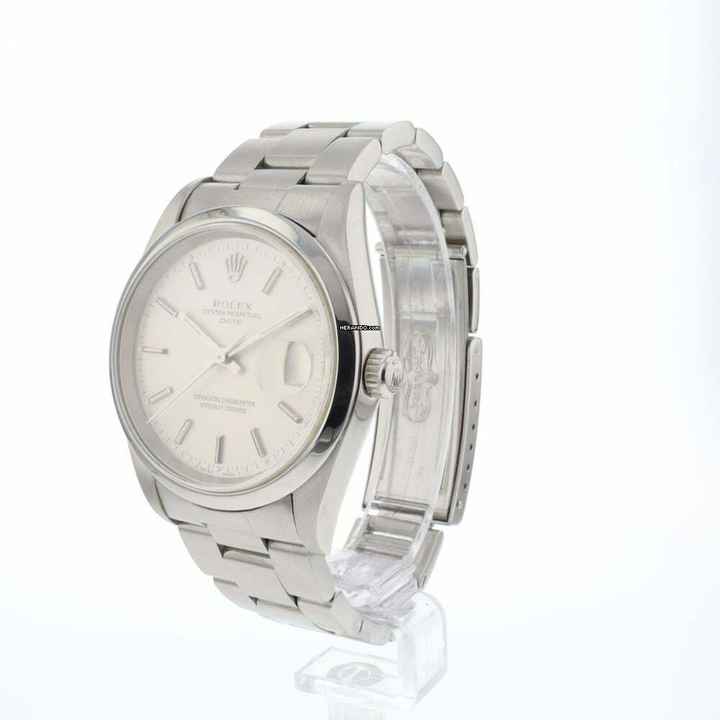  Rolex Oyster Perpetual Date 34 Silver Dial 