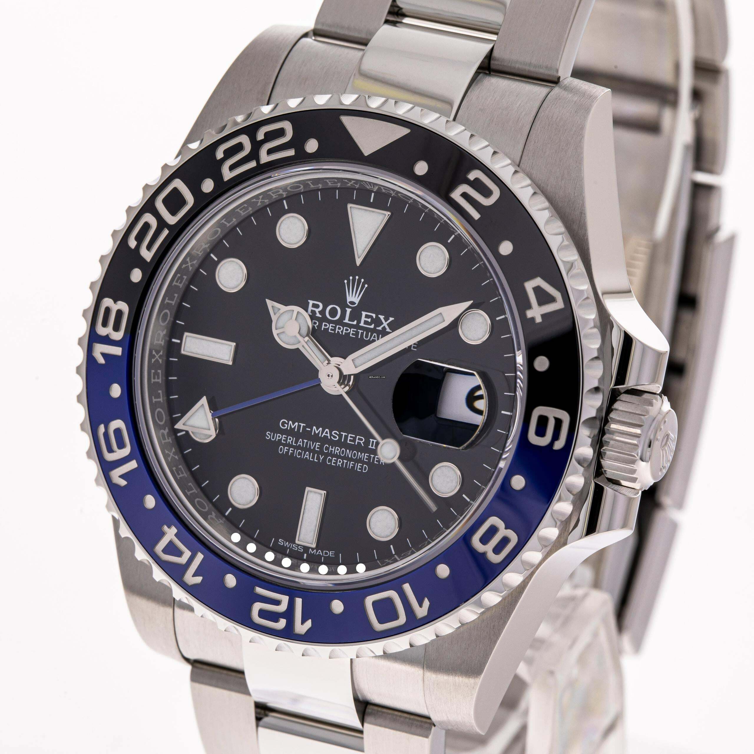  Rolex GMT-Master II Batman Oyster – 116710BLNR – like NEW – 03/2017 Full Set Lc100 