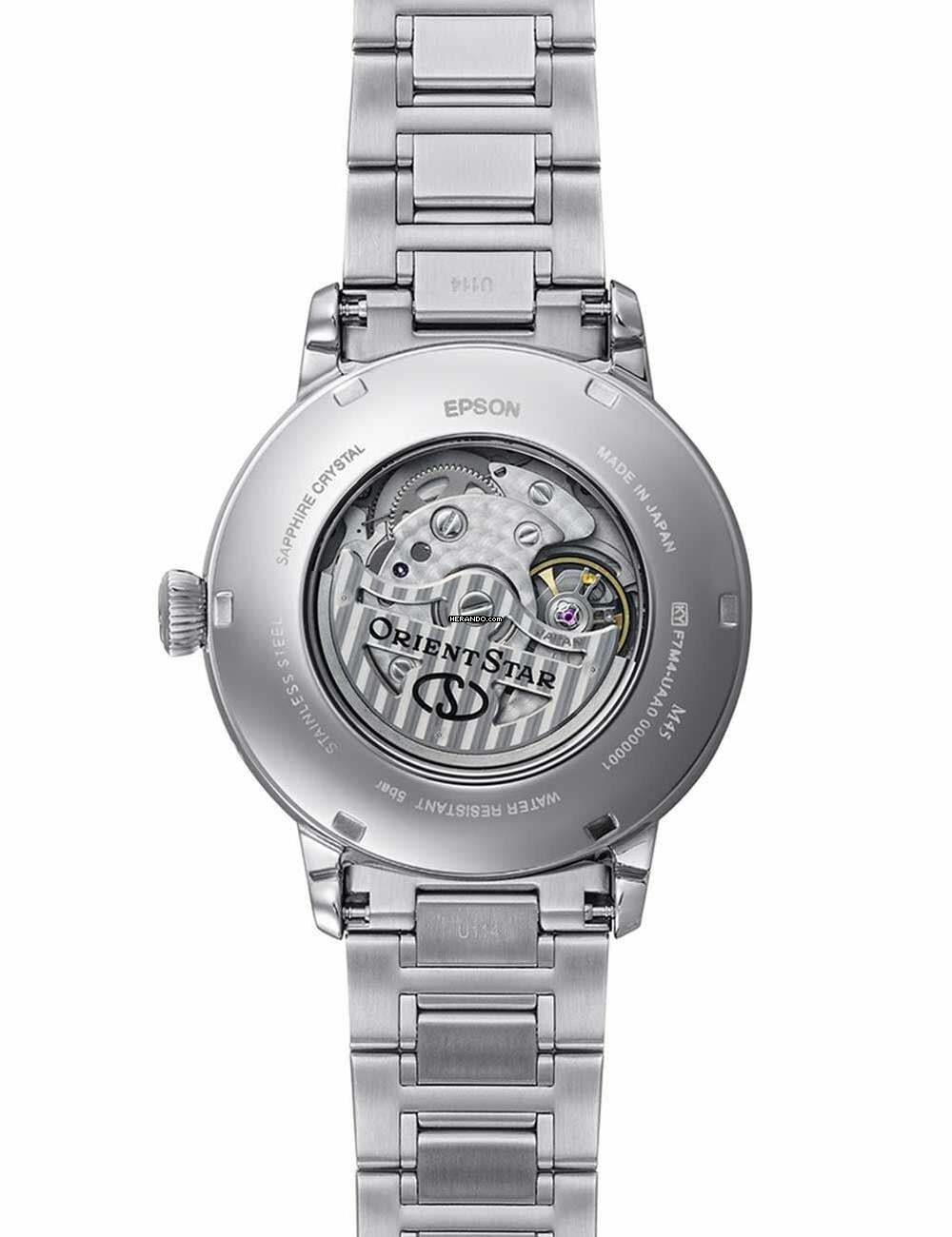 Orient Star RE-BT0005S00B Herrenuhr M45 Moon Phase 41mm 5ATM