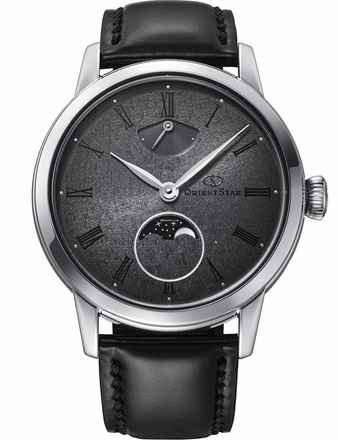  Orient Star RE-BW0005N00B Herrenuhr M45 Moon Phase 39,5 mm 3ATM 