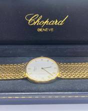 Thumbnail von Chopard 18 K. Gold Vintage Watch Flat Mens Watch Classic with original box Top condition