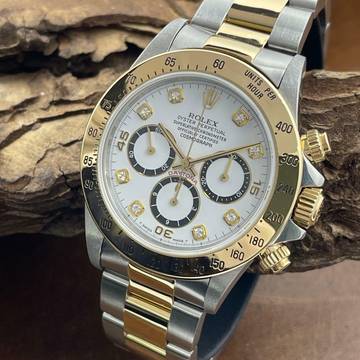 Rolex Daytona Daytona Zenith - Inverted 6 Diamant Blatt - Ref. 16523 Inverted 6 Diamond Dial