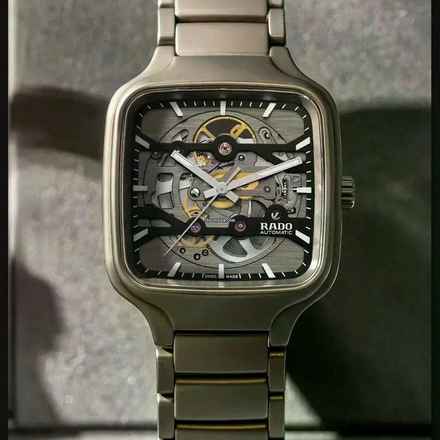  Rado True Square Automatic Skeleton NEW FULL SET 