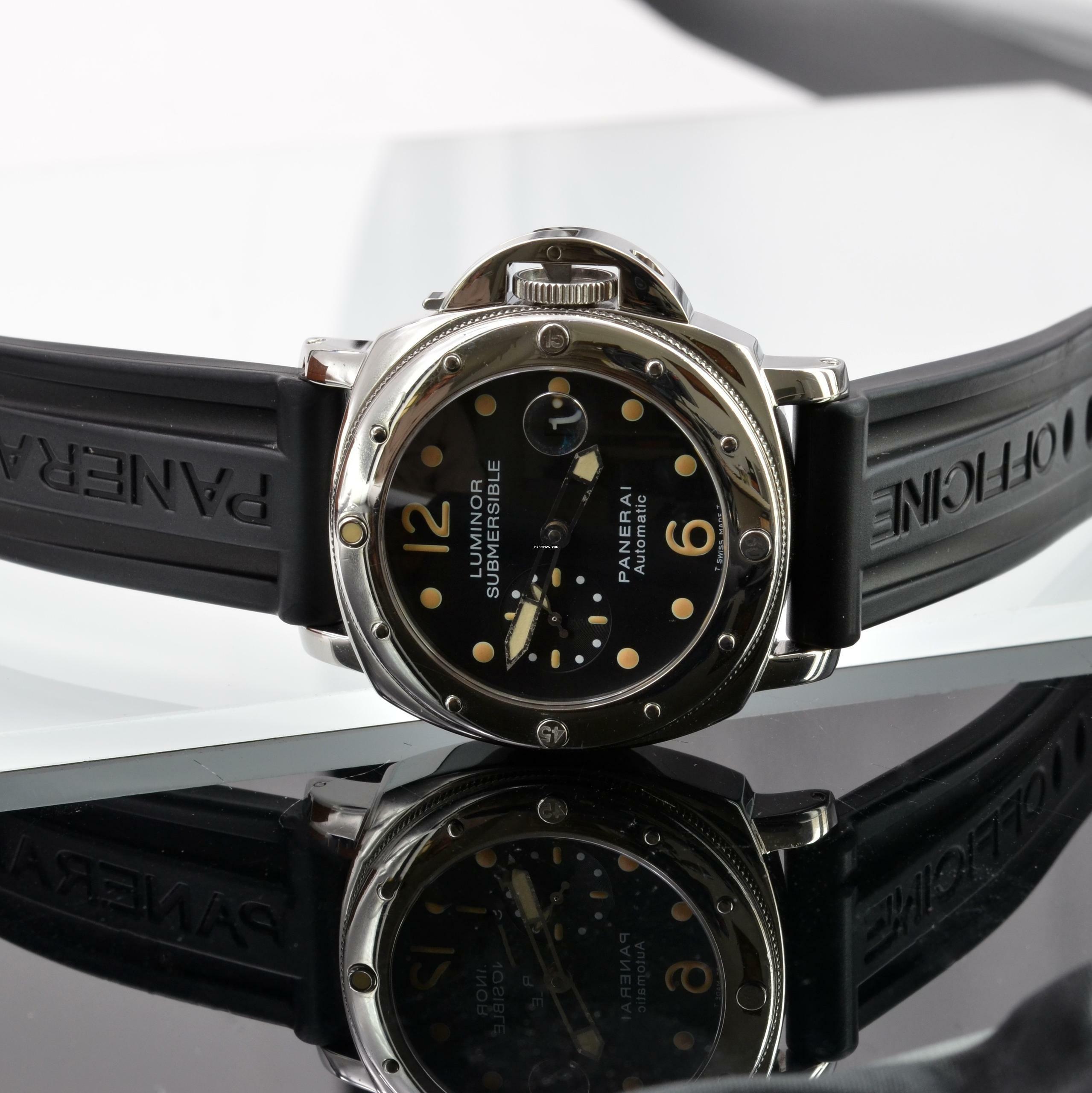 Thumbnail von Panerai Luminor Submersible PAM00024 Tritium dial Full Set 2000