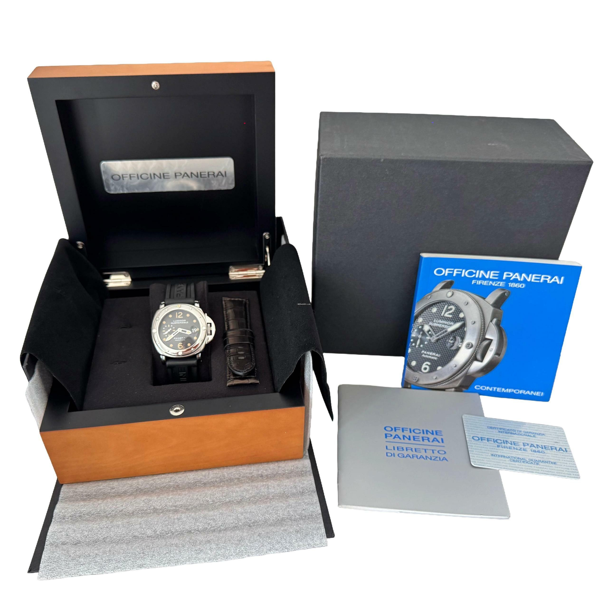 Thumbnail von Panerai Luminor Submersible PAM00024 Tritium dial Full Set 2000