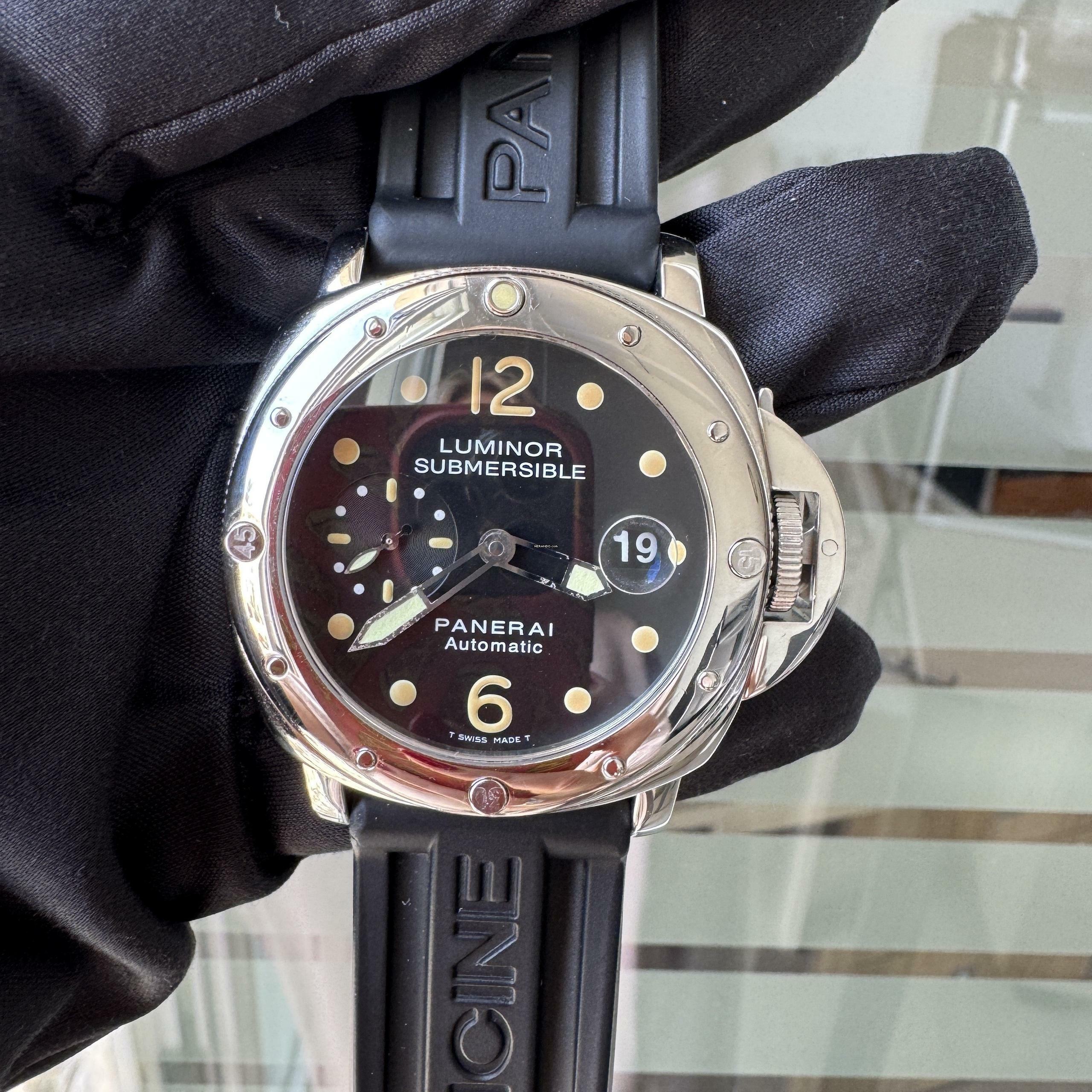 Thumbnail von Panerai Luminor Submersible PAM00024 Tritium dial Full Set 2000