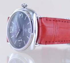 Thumbnail von Officine Paneral Radiomir PAM00380 Black Seal Logo 45 mm Hand Wind Red Strap B+P