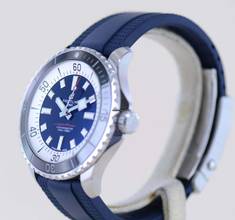 Thumbnail von Breitling Superocean 44 44mm Automatic Stahl Blue rubber Diver Top B+P