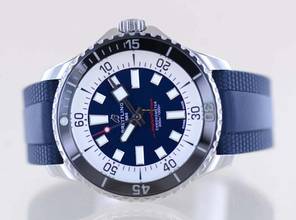 Thumbnail von Breitling Superocean 44 44mm Automatic Stahl Blue rubber Diver Top B+P