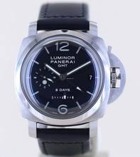 Thumbnail von Officine Paneral Luminor 1950 GMT 8-Days 44mm Date Pam233 B+P Full-Set