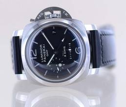 Thumbnail von Officine Paneral Luminor 1950 GMT 8-Days 44mm Date Pam233 B+P Full-Set