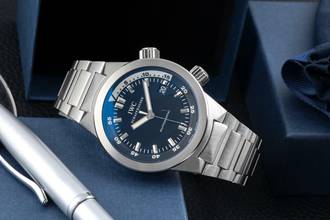 Thumbnail von IWC Aquatimer Automatic Stahl Automatik Herrenuhr Ref. IW354804 Klassiker