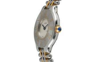 Thumbnail von Cartier 21 Must de Cartier SM Stahl / Gold Quarz Damenuhr Ref. W10051F4 B&P