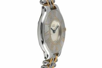 Thumbnail von Cartier 21 Must de Cartier SM Stahl / Gold Quarz Damenuhr Ref. W10051F4 B&P