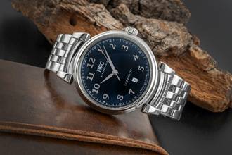 Thumbnail von IWC Da Vinci Automatic Blue Dial Edelstahl Automatik Ref. IW356605 Box