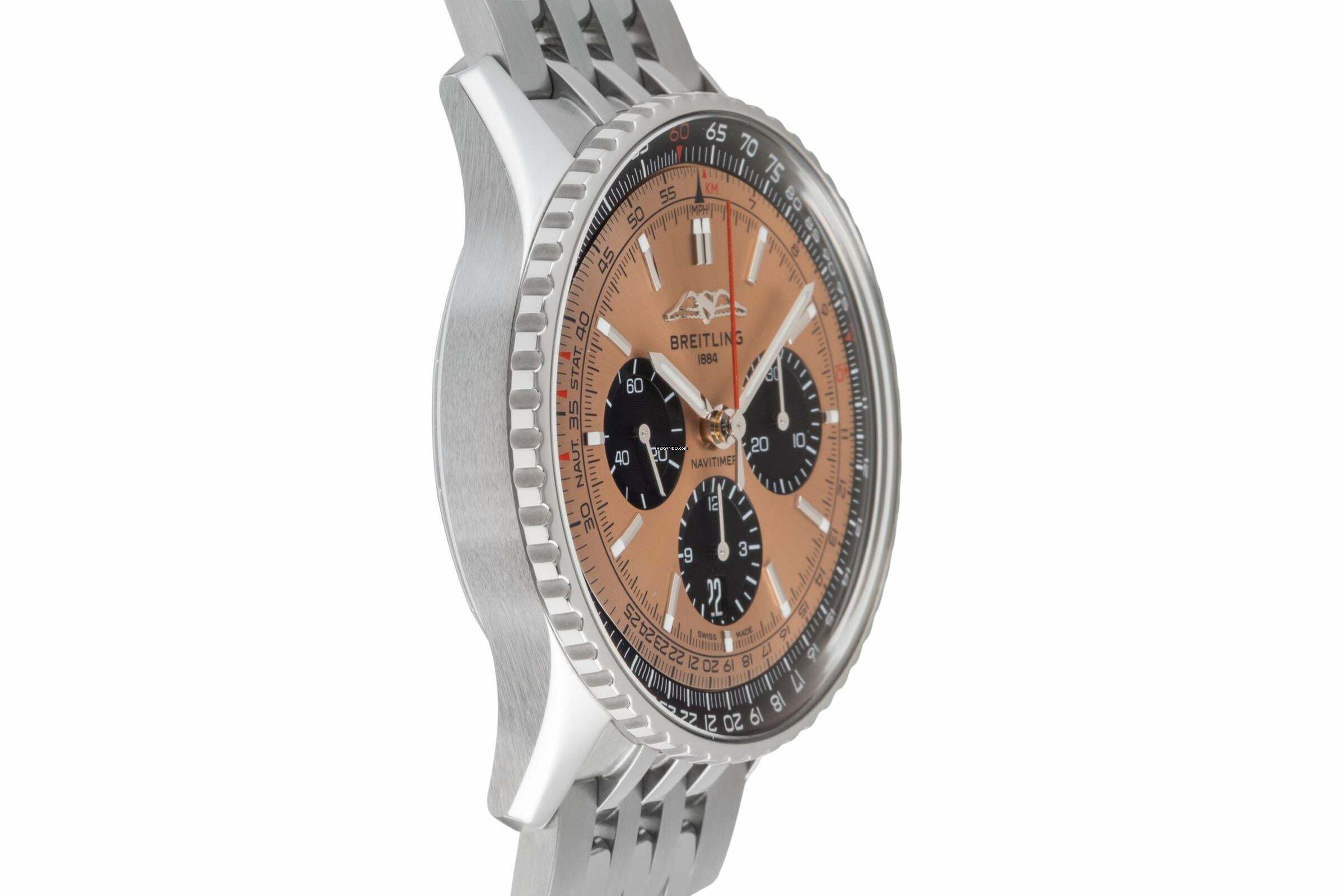 Thumbnail von Breitling Navitimer 1 B01 Chronograph Kupfer Automatik AB0138241K1A1 B&P 2022