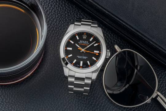  Rolex Milgauss Black Dial Stahl Automatik Ref. 116400 V-Serie B&P 2012 LC 100 