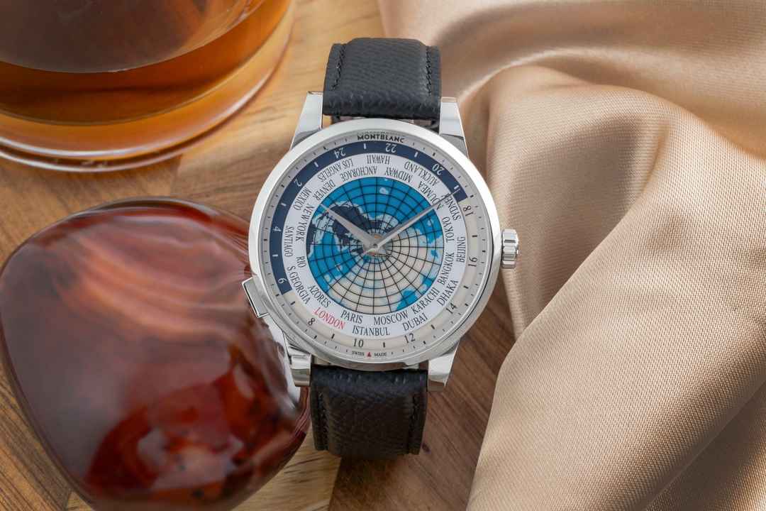  Montblanc Heritage Spirit Stahl Automatik Herrenuhr Ref. 112308 7339 Box & Papiere 2016 