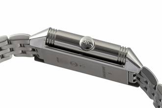 Thumbnail von Jaeger-LeCoultre Reverso Lady Stahl Handaufzug Damenuhr Ref. Q2608140 221.8.86