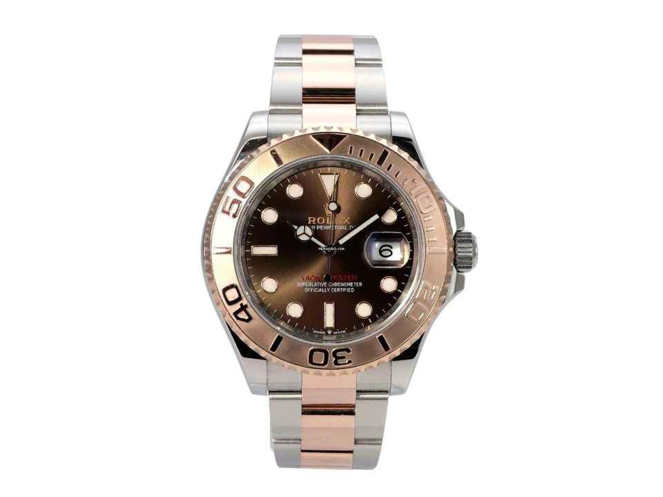 Rolex Yacht-Master 40 Oystersteel / 18 kt Everose-Gold Ref. 126621 Schoko 