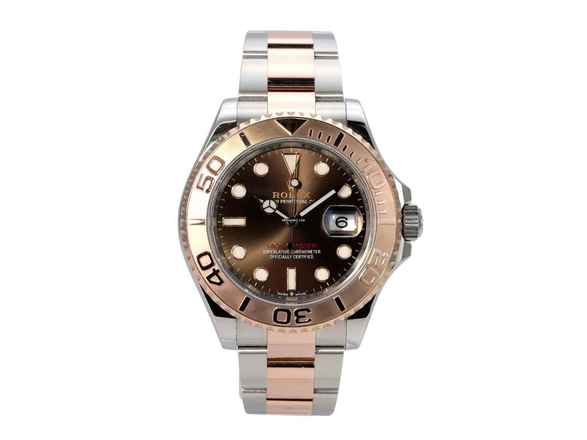  Rolex Yacht-Master 40 Oystersteel / 18 kt Everose-Gold Ref. 126621 Schoko 