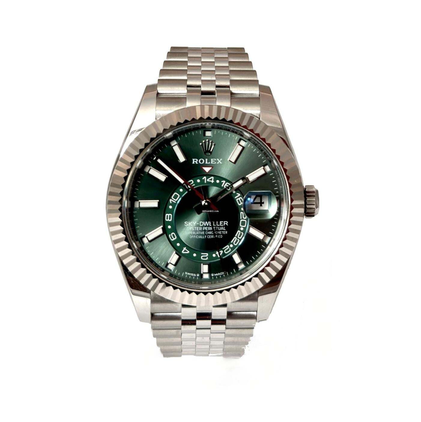 Rolex Sky-Dweller green Dial LC100 2024
