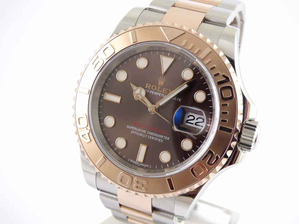  Rolex Yacht-Master 40 Chocolate Brown Everose / Steel 