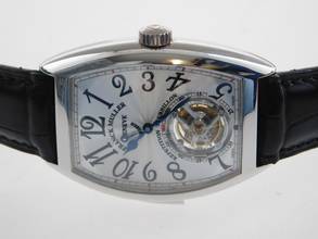 Thumbnail von Franck Muller Platinum Tourbillon Repetition Watch 36 X 50MM. 7880 RMT RARE Rarität Platinum Tourbillon Repetition Herrenuhr Full Set