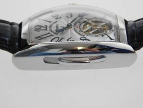 Thumbnail von Franck Muller Platinum Tourbillon Repetition Watch 36 X 50MM. 7880 RMT RARE Rarität Platinum Tourbillon Repetition Herrenuhr Full Set