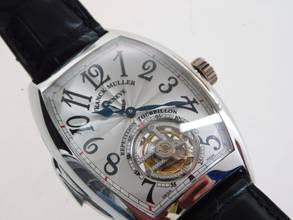 Thumbnail von Franck Muller Platinum Tourbillon Repetition Watch 36 X 50MM. 7880 RMT RARE Rarität Platinum Tourbillon Repetition Herrenuhr Full Set