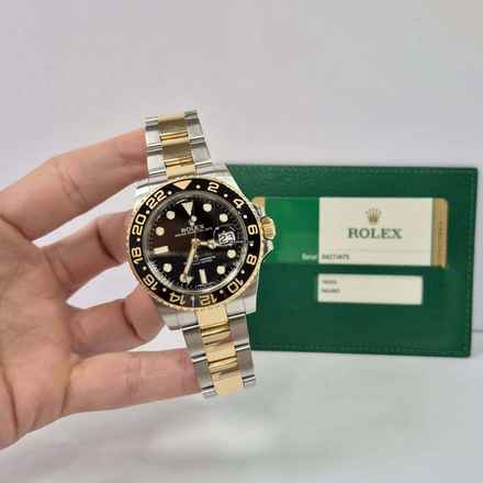  Rolex GMT-Master II Ceramic Ouro & Aço 40mm Automático Completo 