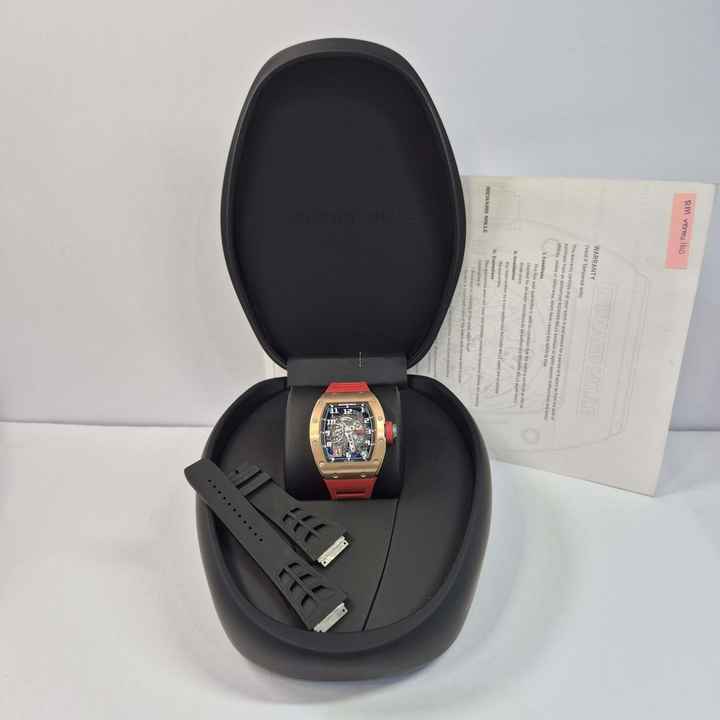  Richard Mille RM 030 Ouro Rosé Edição Limitada 30 Peças 42.5mm Automático Completo 