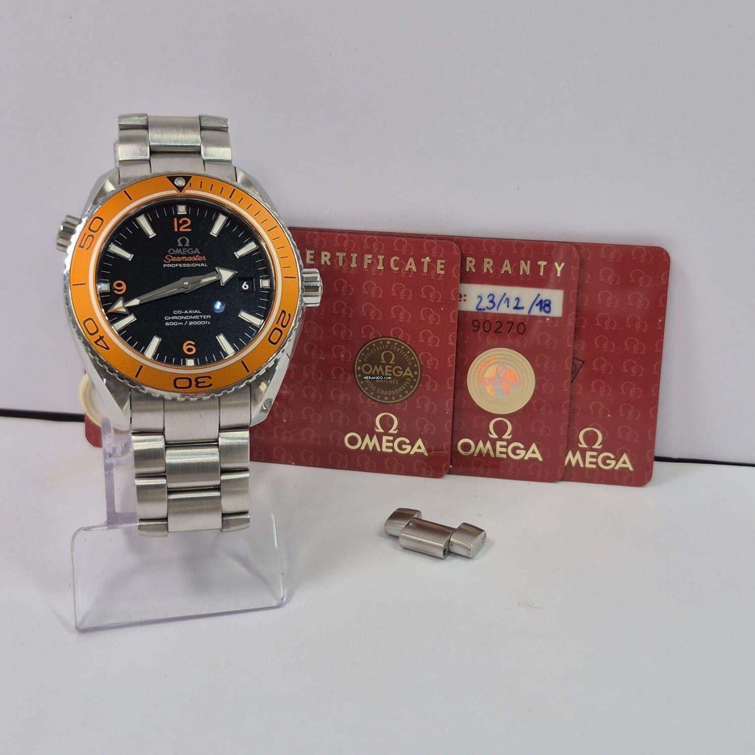 Thumbnail von Omega Seamaster Planet Ocean Ceramic 45mm Automático Completo