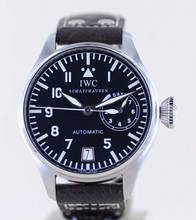 Thumbnail von IWC Große Fliegeruhr Big Pilot's Stahl Black 46mm 7-Tage Werk Automatik Fliegeruhr Pellaton