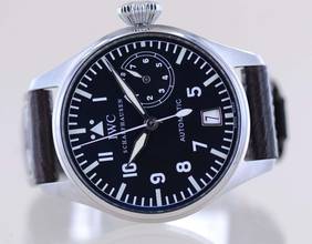 Thumbnail von IWC Große Fliegeruhr Big Pilot's Stahl Black 46mm 7-Tage Werk Automatik Fliegeruhr Pellaton