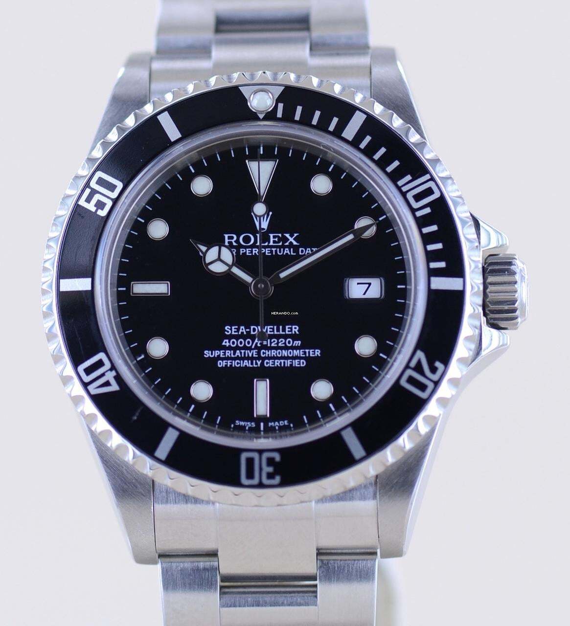  Rolex Sea-Dweller 4000 16600T Klassiker Z-Serie SEL Klassiker Taucheruhr Diver 