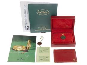 Thumbnail von Rolex Lady-Datejust Ref.6917 1982 Box&Beschreibung sehr gut Vintage Datejust Lady 18kt Gelbgold Diamanten