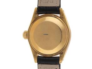 Thumbnail von Rolex Lady-Datejust Ref.6917 1982 Box&Beschreibung sehr gut Vintage Datejust Lady 18kt Gelbgold Diamanten