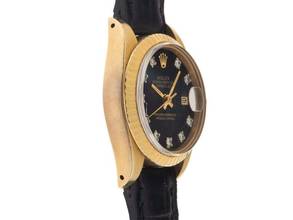 Thumbnail von Rolex Lady-Datejust Ref.6917 1982 Box&Beschreibung sehr gut Vintage Datejust Lady 18kt Gelbgold Diamanten