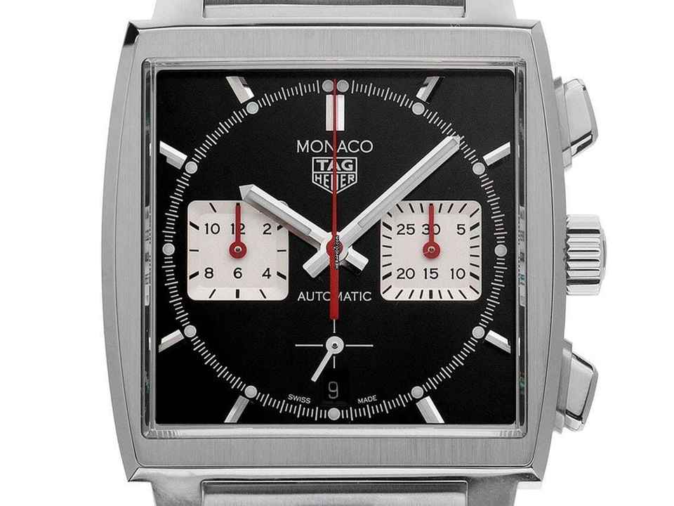  TAG Heuer Monaco Ref.CBL2113.BA0644 2021 Full Set wie Neu Monaco Chronograph 