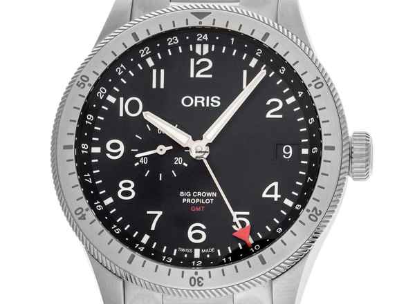  Oris Big Crown ProPilot GMT Small Second Ref.01 7487756 4064 2023 Full Set wie Neu Vintage Big Crown ProPilot GMT Small Second 