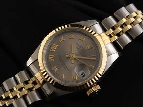 Thumbnail von Rolex Lady-Datejust Ref.79173 1998 Full Set sehr gut Vintage Datejust Lady Rhodium