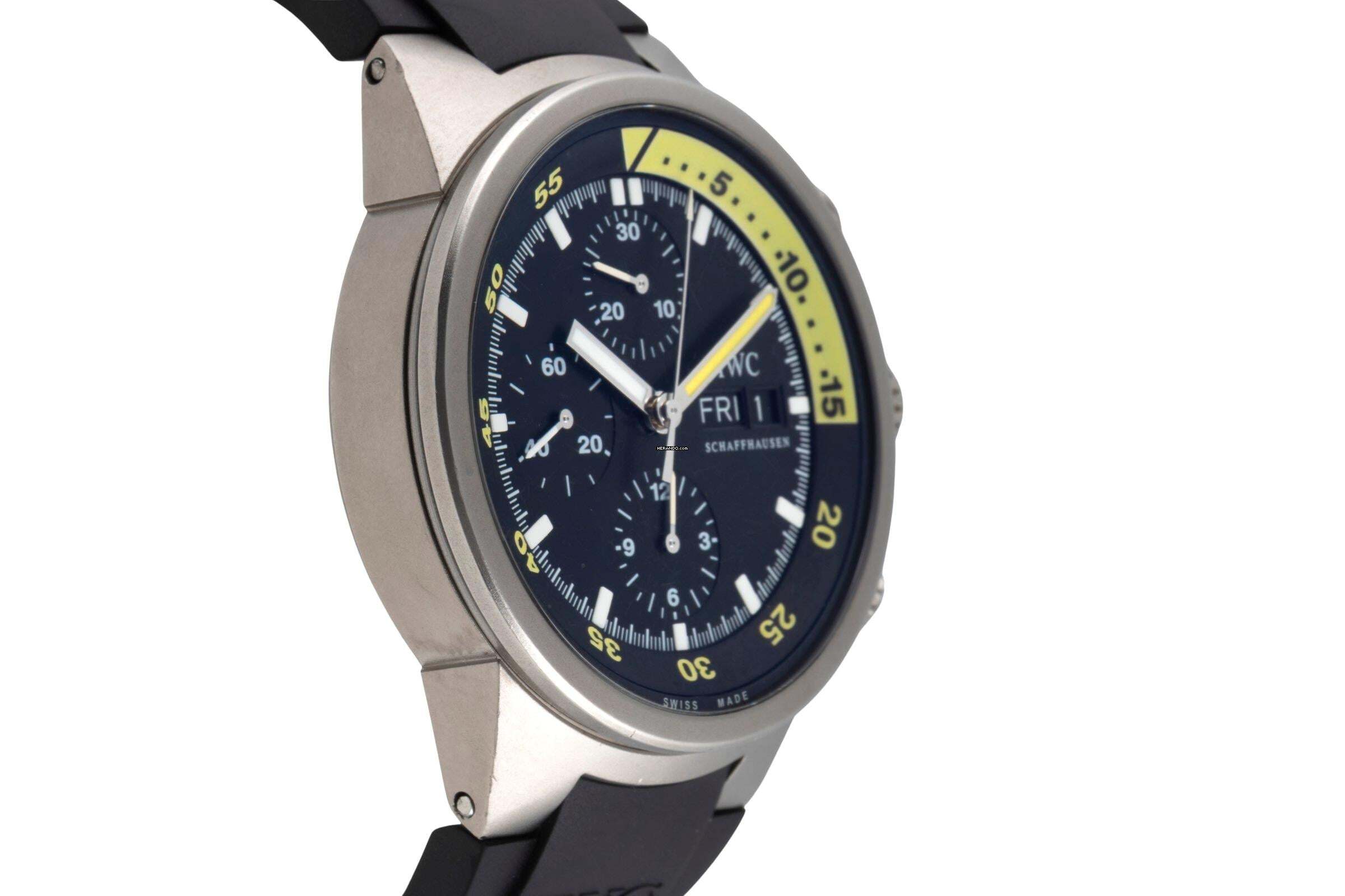 Thumbnail von IWC Aquatimer Chronograph Schaffhausen Aquatimer Chronograph Automatik Titan Ref. IW371918 B&P 2007