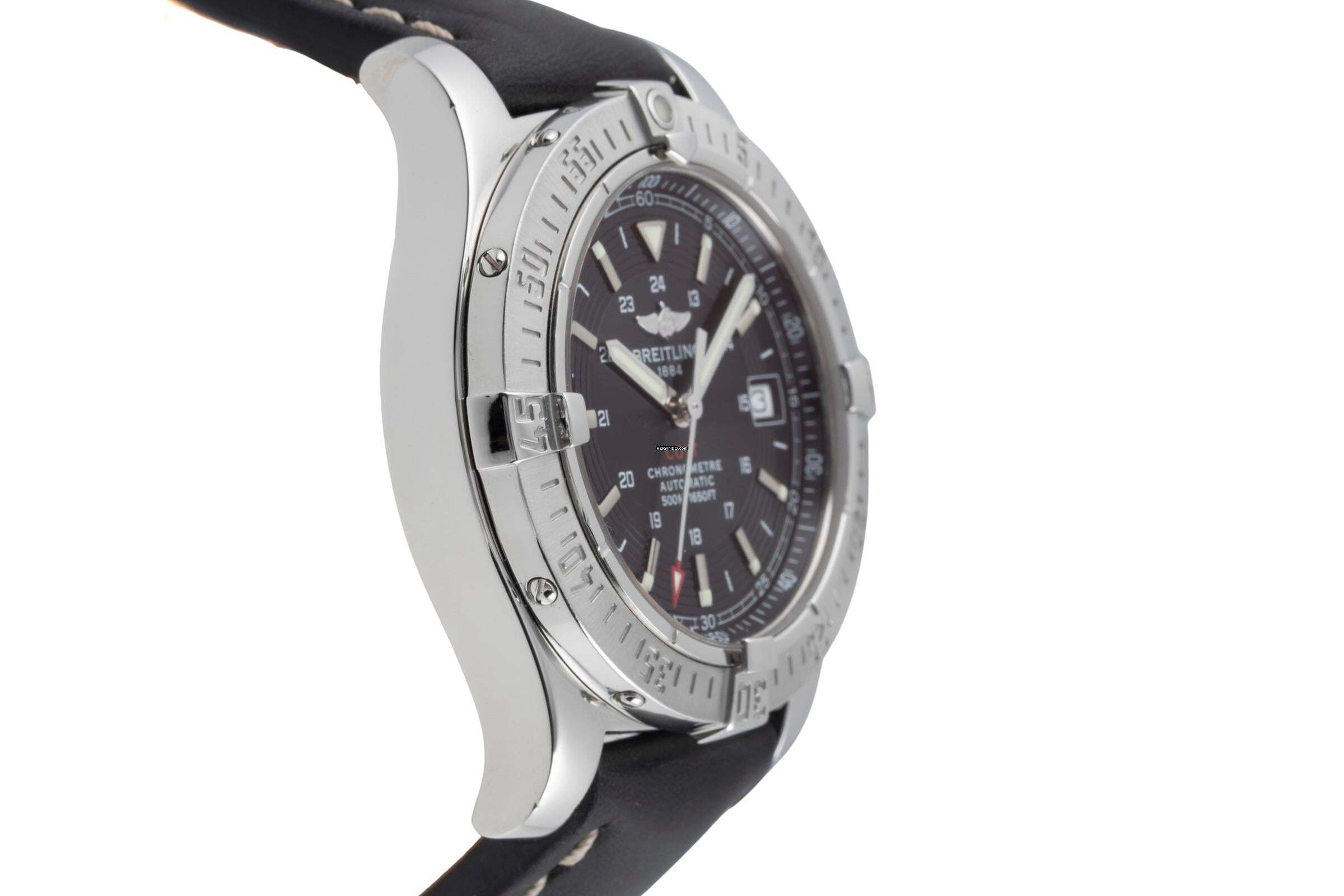 Thumbnail von Breitling Colt Automatic 500M Black Dial Edelstahl Automatik Herrenuhr Ref. A17380