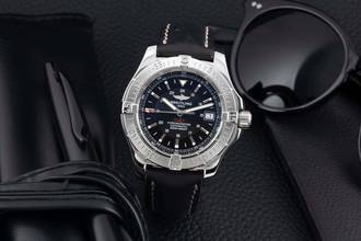 Thumbnail von ブライトリング コルト オートマチック 500M ブラックダイヤル ステンレススチール 自動巻き メンズ腕時計 Ref. A17380