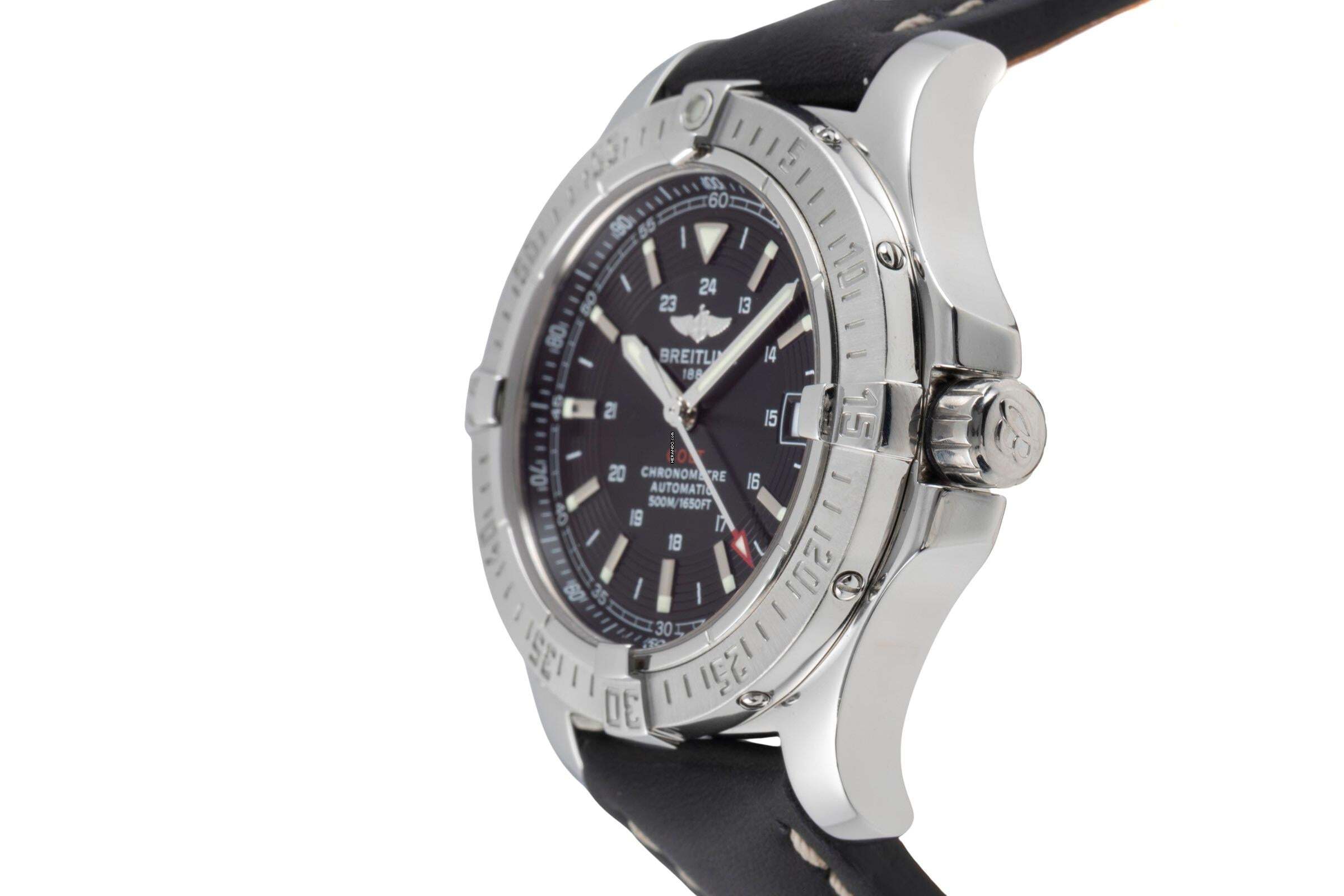 Thumbnail von Breitling Colt Automatic 500M Black Dial Edelstahl Automatik Herrenuhr Ref. A17380