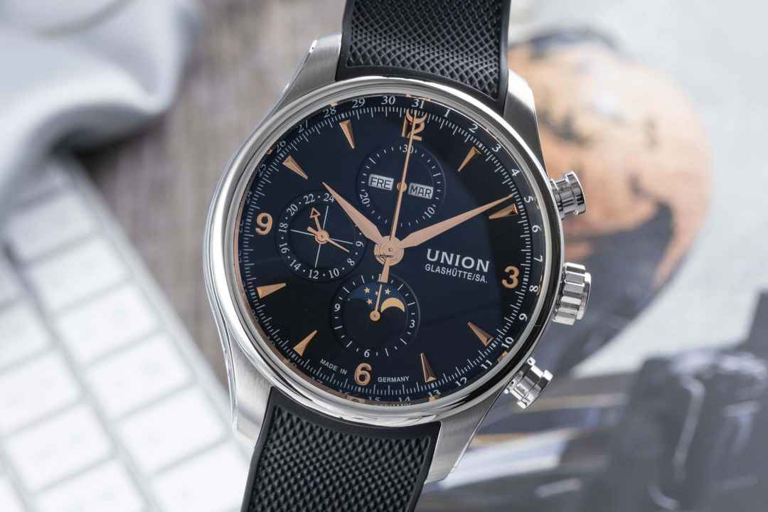 Union Glashütte Belisar Chronograph Steel Automatic Ref. D0094251705701 Box
