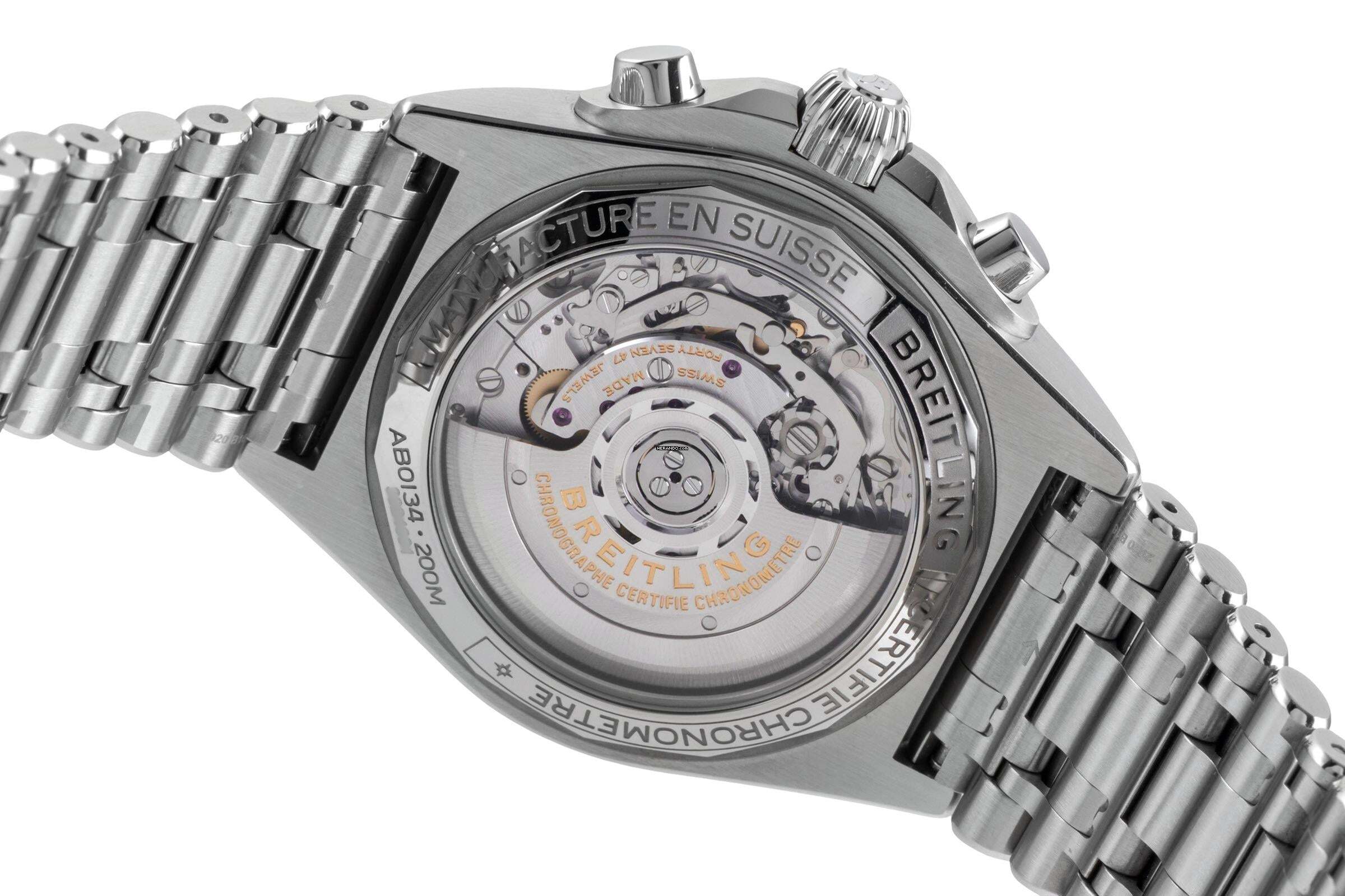 Thumbnail von Breitling Chronomat 42 B01 42 Chronograph Automatik Ref. AB0134101C1A1 B&P 2021