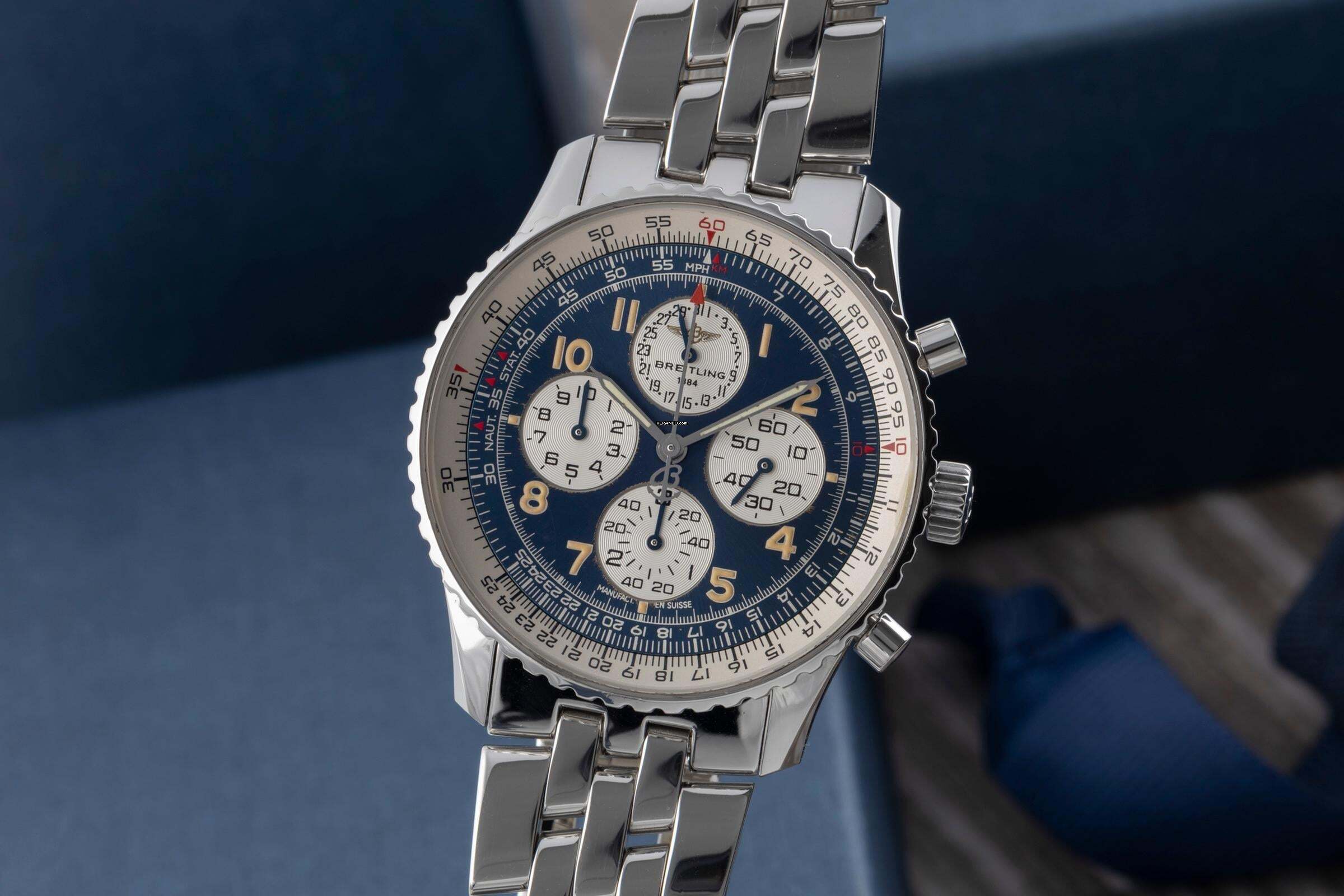  Breitling Navitimer Airborne Chronograph Automatik Stahl Herrenuhr Ref. A33030 