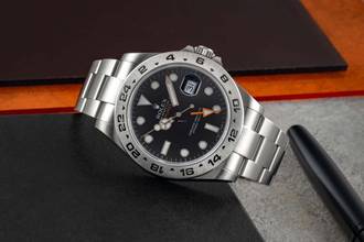 Thumbnail von Rolex Explorer II Black Dial Stainless Steel Automatic Men's Watch Ref. 216570 B&P 2016